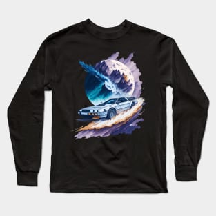 DMC DeLorean Art Long Sleeve T-Shirt